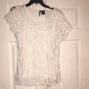 Women’s Crocheted Lace Shell